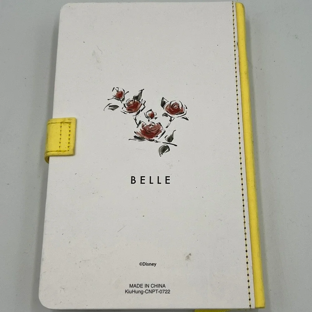 Disney Belle Journal Notebook Womens OS Yellow Good Beauty and the Beast Sketch